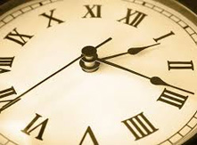 clock representing history